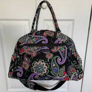 Vera Bradley Kiev black paisley shoulder bag